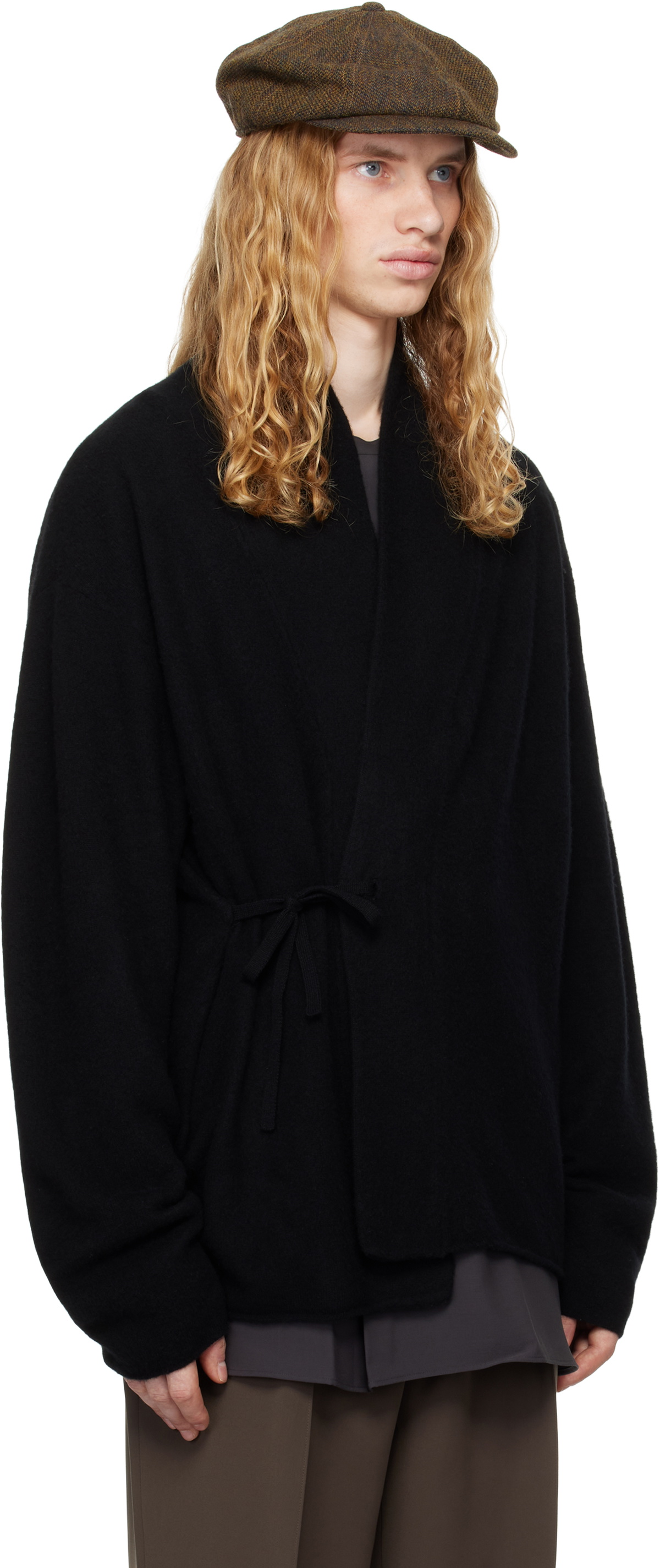 RAINMAKER KYOTO Black Dougi Knit Jacket