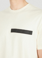 Logo Patch T-Shirt in Cream