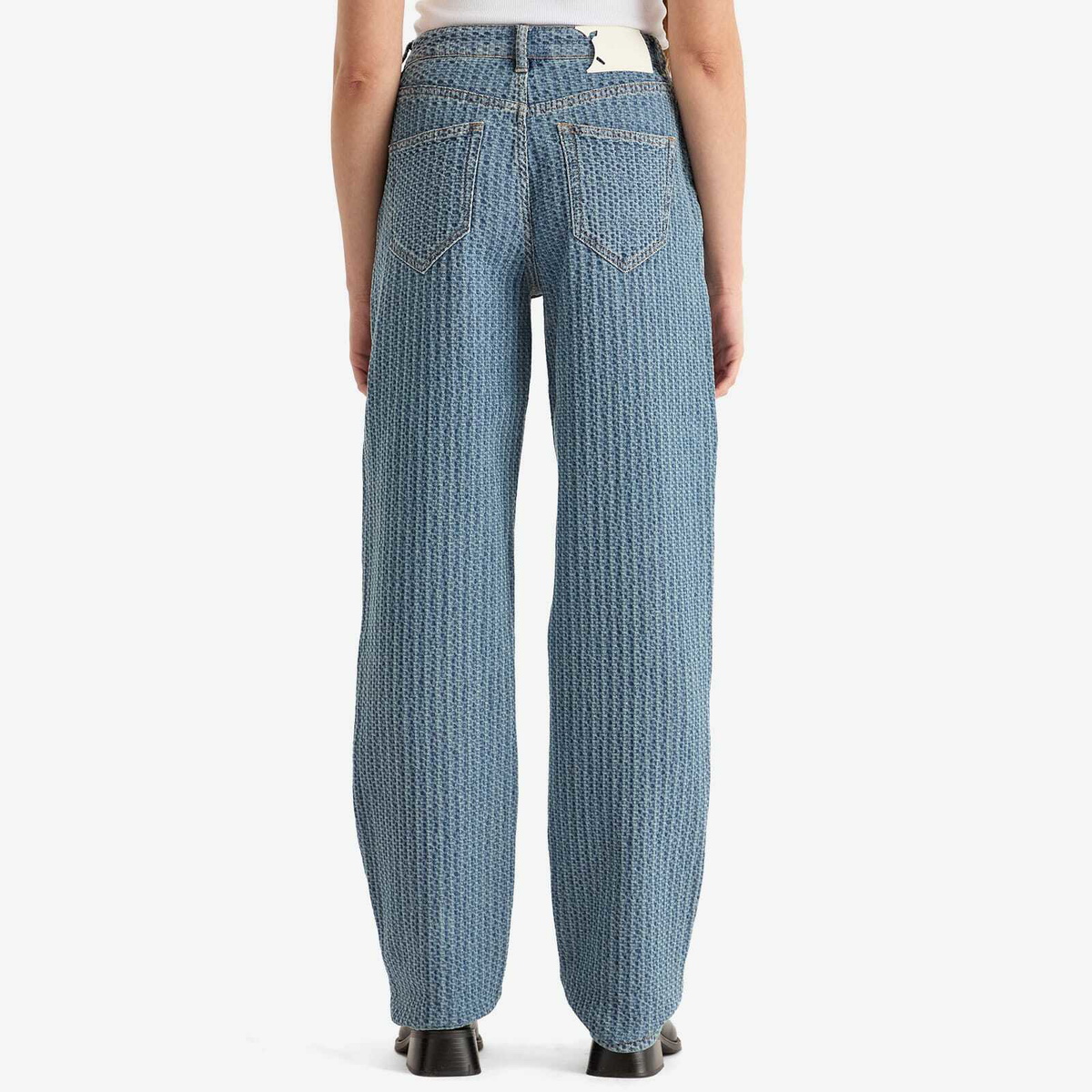 Daily Paper Women's Tapered Relaxed Jeans in Light Blue