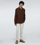 Ralph Lauren Purple Label Barron suede overshirt