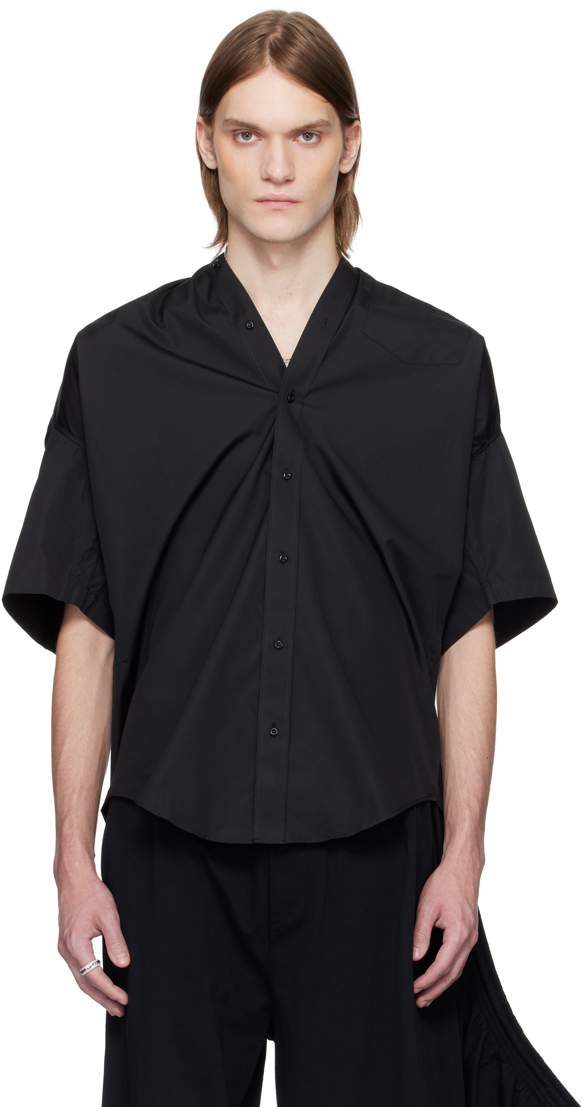 ALAINPAUL Black Bascula Shirt