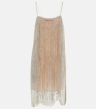 Costarellos Dana crystal-embellished minidress