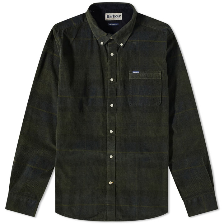 Photo: Barbour Men's Blair Tailored Shirt in Olive Night