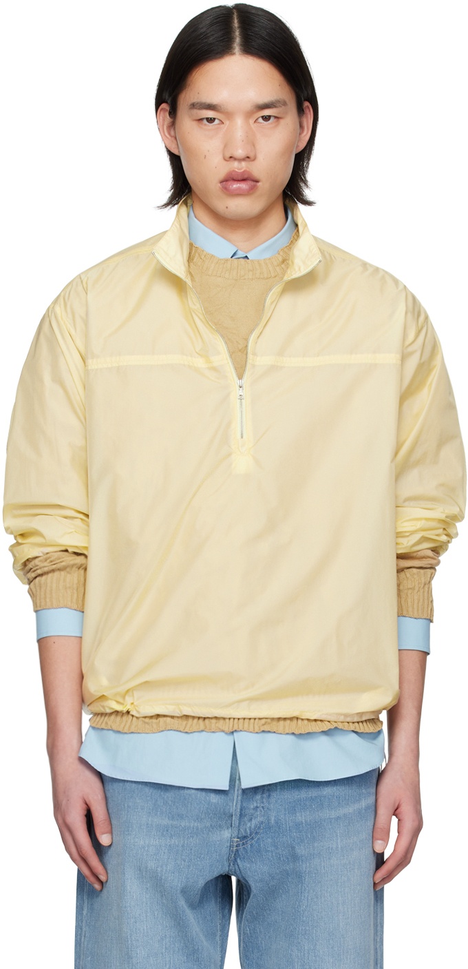 Photo: AURALEE Yellow Half-Zip Jacket