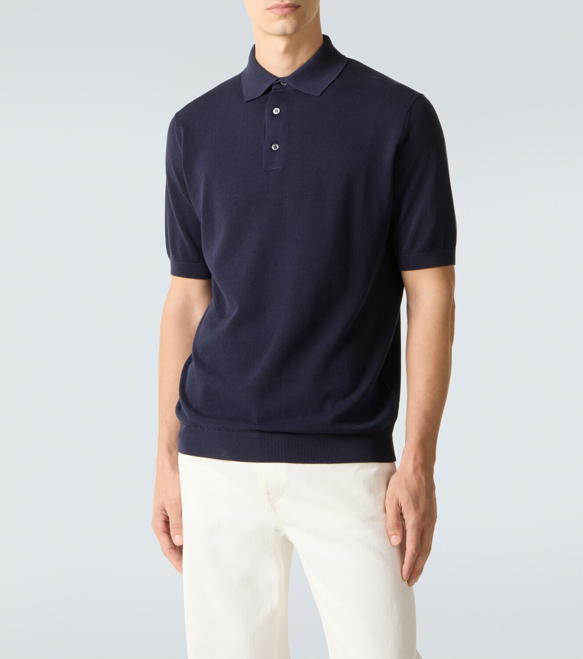 Lardini Cotton piqué polo shirt