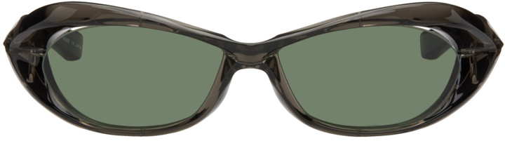 Photo: FACTORY900 SSENSE Exclusive Gray FA-241 Sunglasses