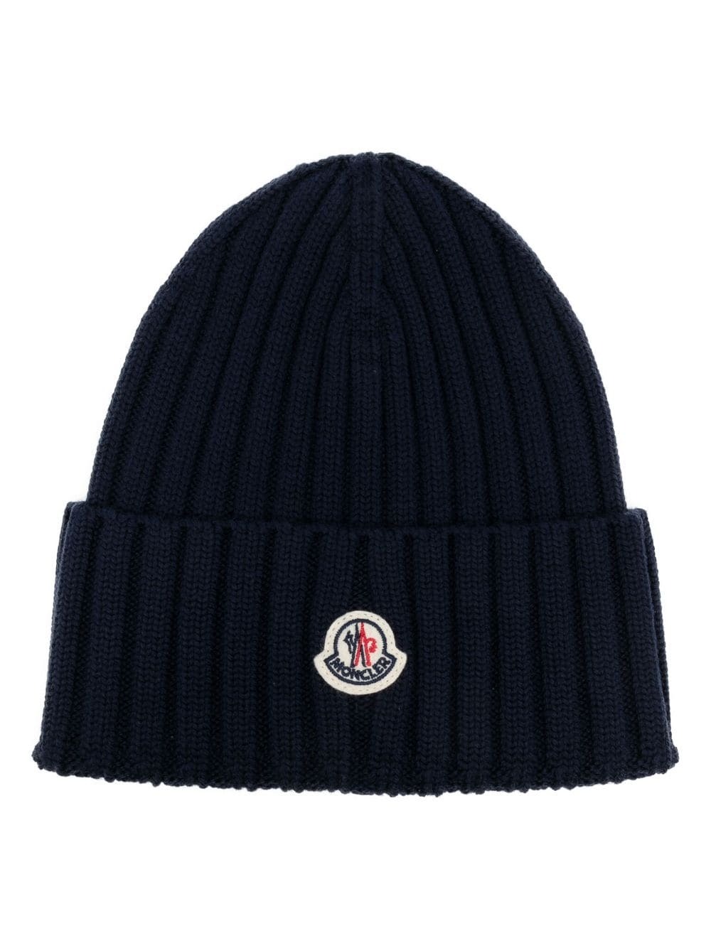 MONCLER - Logo Wool Beanie Moncler