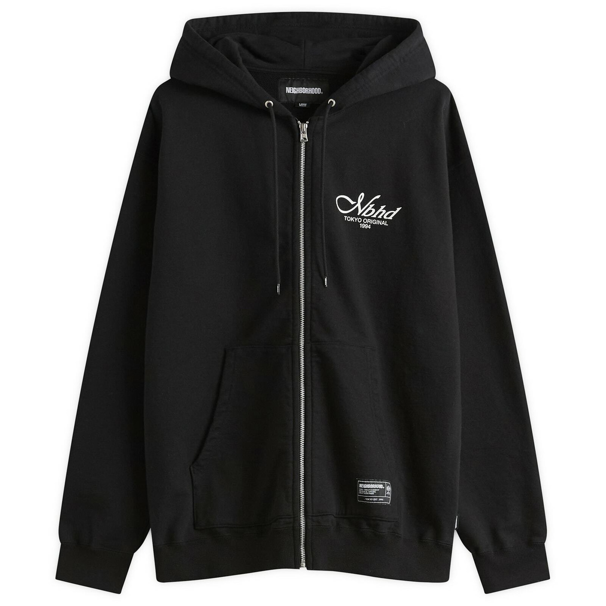Neighborhood Men's Damage Hoodie in Black Neighborhood