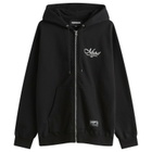 Neighborhood Men's Staple Logo Zip Hoodie in Black