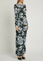 Stella Mccartney Bunch of Roses Floral-print Mesh Maxi Dress Multicoloured 1