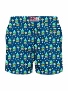 MC2 Saint Barth Man Light Fabric Swim Shorts With Portofino Gin Print | Portofino Dry Gin Special Edition