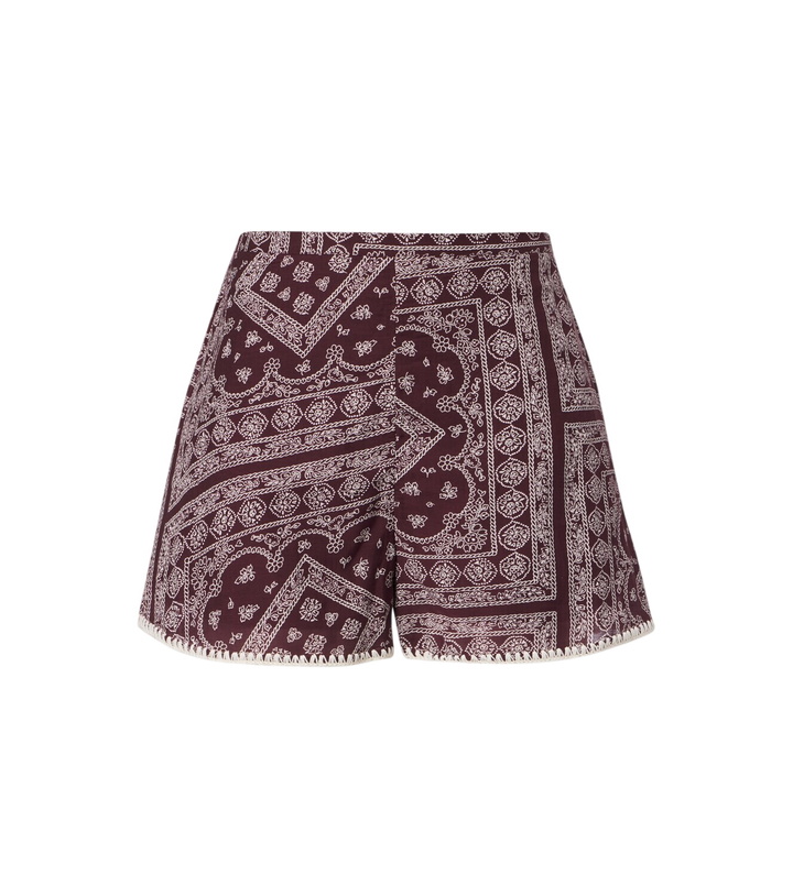 Photo: Veronica Beard Tennison printed cotton-blend shorts