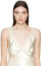 Marland Backus Gold Bow Necklace