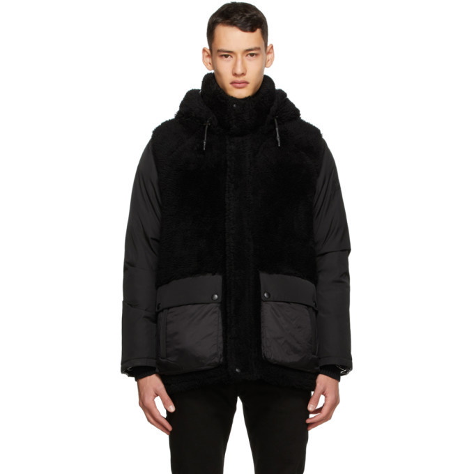 Photo: Yves Salomon - Army Reversible Black Down and Wool Coat