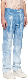 AMIRI Blue Tie-Dye Jeans