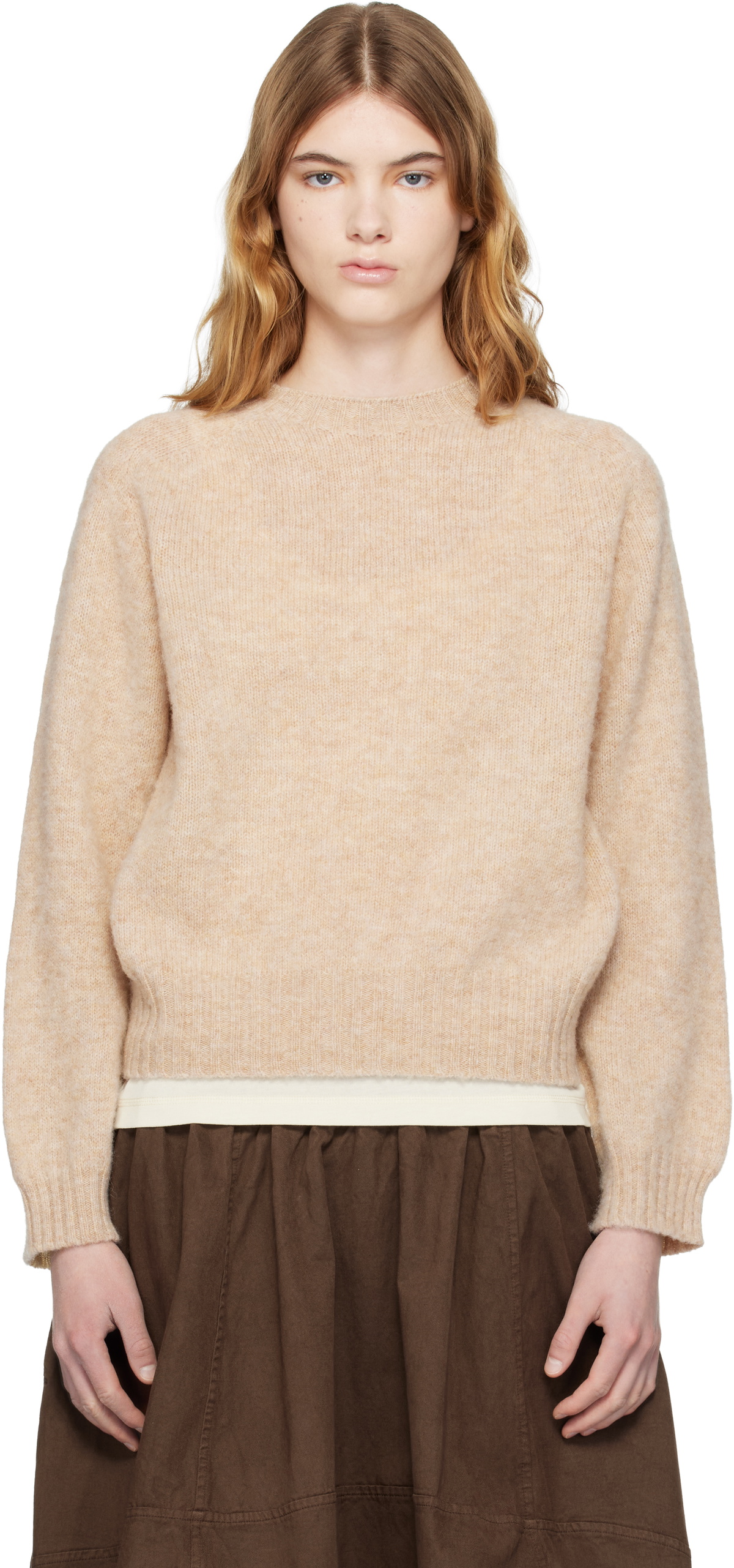 YMC Beige Jets Sweater