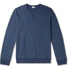 Schiesser - Hugo Slim-Fit Mélange Cotton-Jersey Sweatshirt - Blue