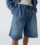 Plan C Denim Bermuda shorts