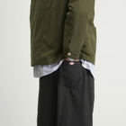 Danton Men's Tuck Pants in Dark Green Grey