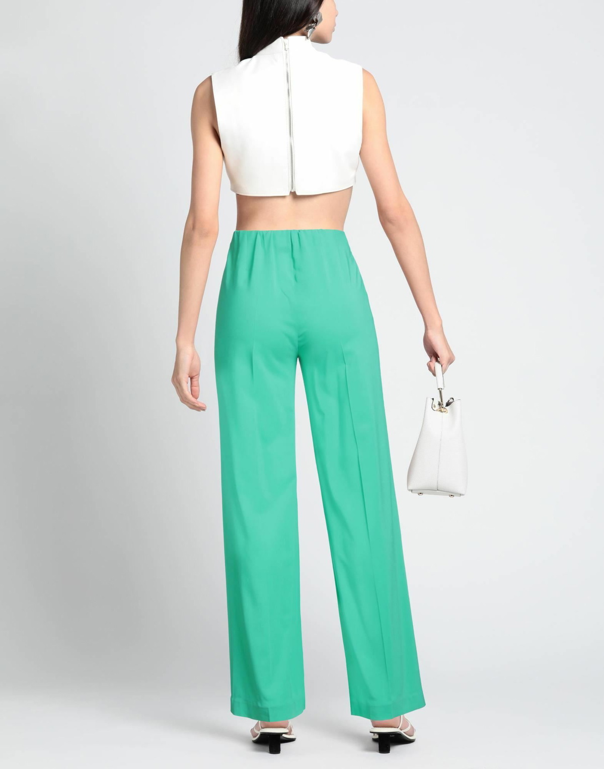 Jucca Womens Pants Emerald in Green