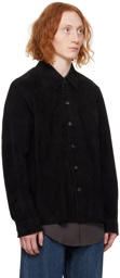 Our Legacy Black Welding Suede Jacket