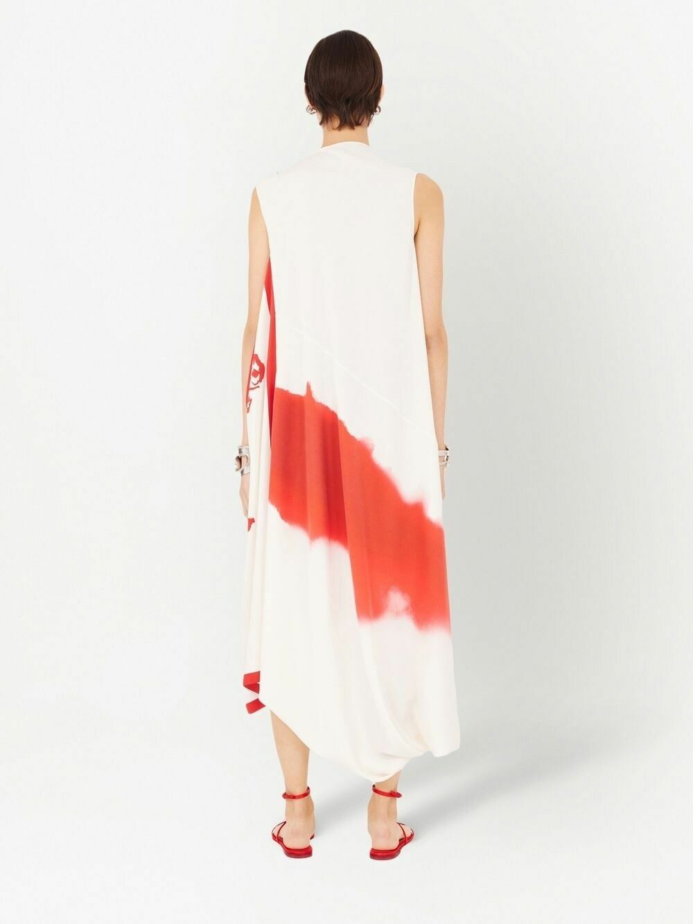 ワンピース SALVATORE FERRAGAMO WHITE STRETCH CREPE DRESS FERRAGAMO Crepe mini dress | NET-A-PORTER