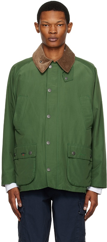 Photo: Barbour Green Noah Edition Bedale Jacket