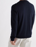 Norse Projects - Fjord Merino Wool Zip-Up Cardigan - Blue