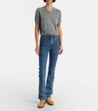 Khaite Miles suede loafers
