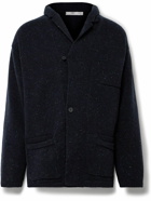 Inis Meáin - Unstructured Donegal Merino Wool and Cashmere-Blend Cardigan - Blue