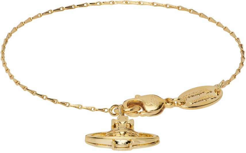 Vivienne Westwood Anglo Bracelet - Gold-Tone Metal Charm