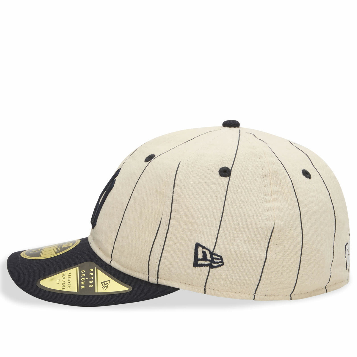 New Era New York Yankees Linen 59Fifty Cap in Navy