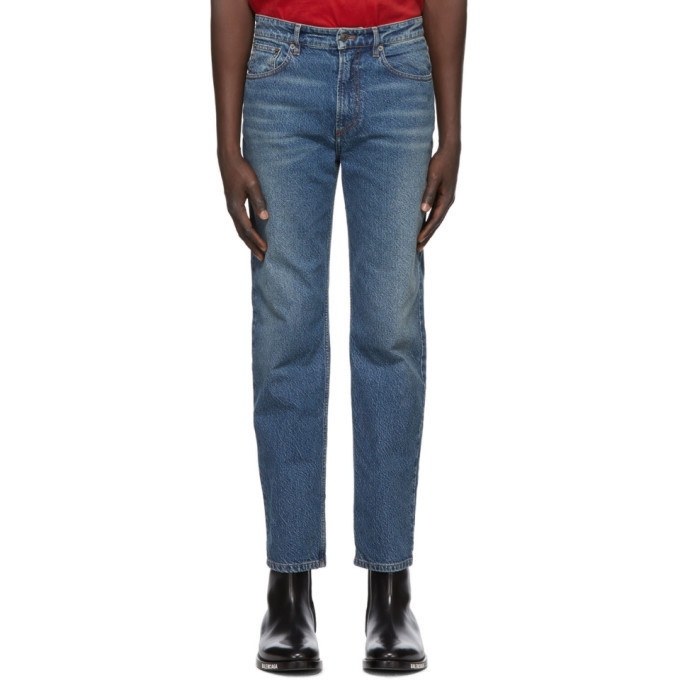 Photo: Balenciaga Blue High Twisted Jeans