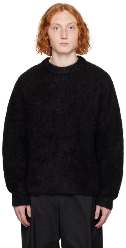 Photo: AMOMENTO Black Brushed Sweater