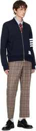 Thom Browne Navy Classic Loopback 4-Bar Sweatshirt
