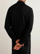 Paul Smith - Slim-Fit Merino Wool Half-Zip Sweater - Black