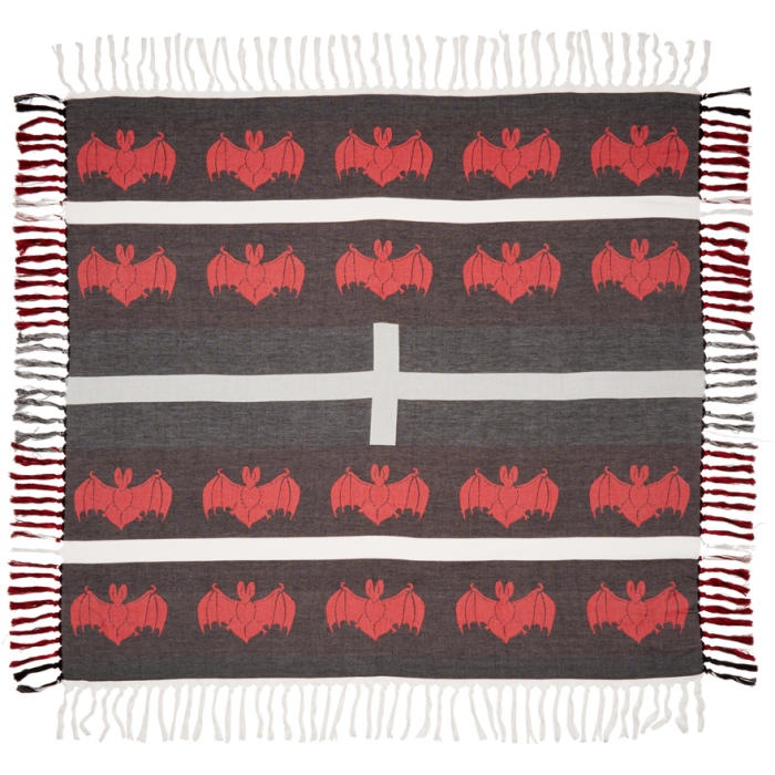 Photo: Undercover Black and Red Bat Scarf