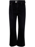 Sacai Boot Cut Denim Pants in Black