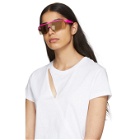 Stella McCartney Pink Runway Shield Sunglasses