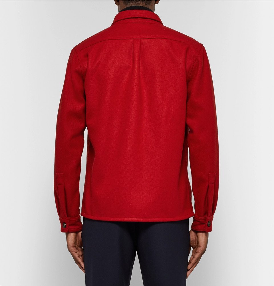 Freemans Sporting Club - Wool-Blend Shirt Jacket - Men - Red