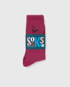 By Parra Signature crew socks Purple Men