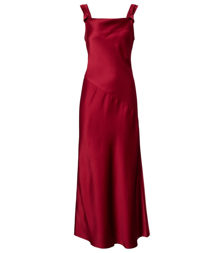 Photo: Max Mara Crêpe satin maxi dress
