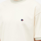 Magenta Men's 2 Tone Piqué T-Shirt in Natural