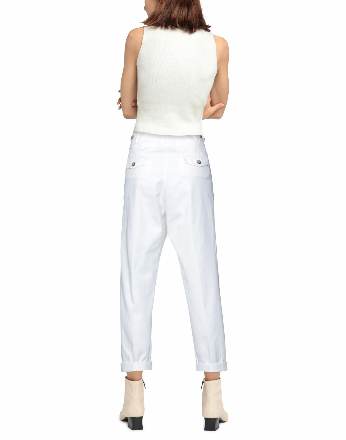 Peserico Womens Pants Ivory