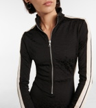 Palm Angels - Jacquard track minidress