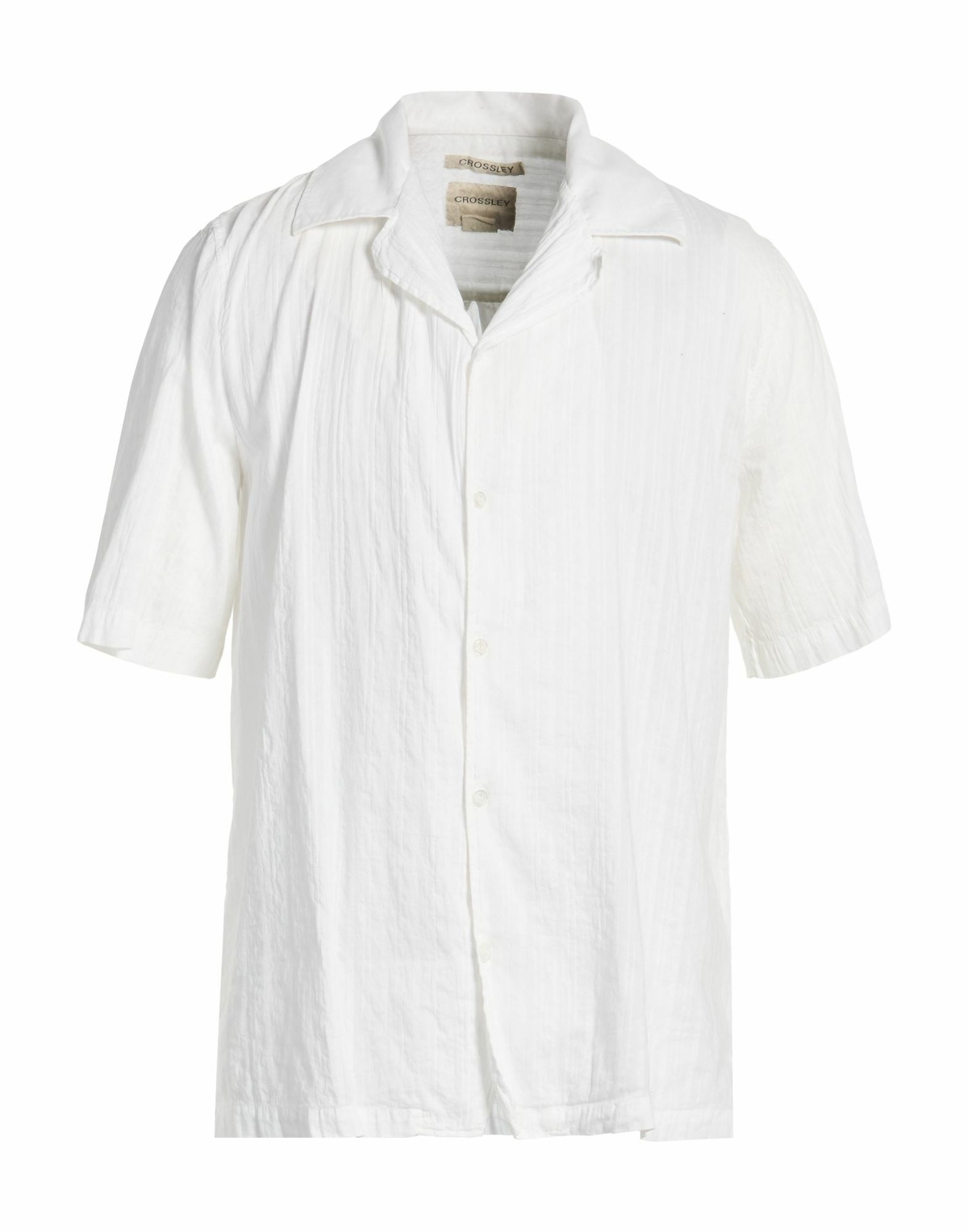 Crossley Mens Shirt in Off white