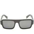 Prada Eyewear Men's PR-A05S Sunglasses in Black/Dark Grey