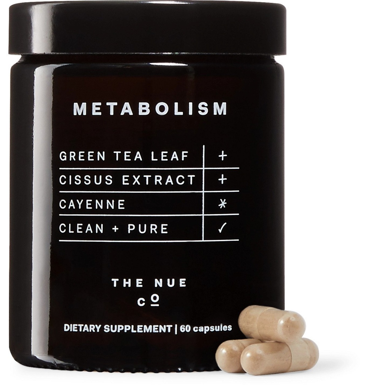 Photo: The Nue Co. - Metabolism, 60 Capsules - Colorless