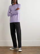 Theory - Slim-Fit Wool-Blend Sweater - Purple