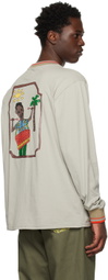 Nicholas Daley Green Printed Long Sleeve T-Shirt